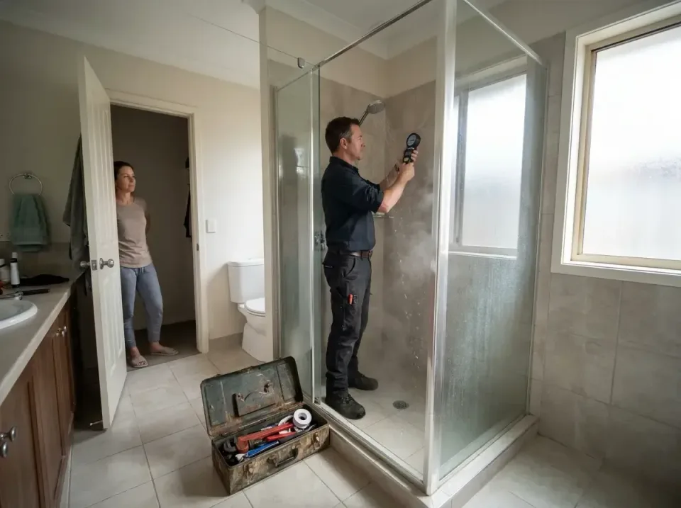 Plumbing Technician — Bathroom